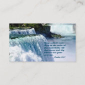 Psalm 42:7 visitenkarte (Rückseite)