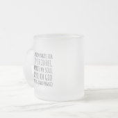 Psalm 42 Funny Scripture Tasse (Vorderseite Links)