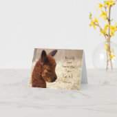 Psalm 46:10 Alpaca Karte (Gelbe Blume)