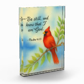Psalm 46:10 Be Still Red Cardinal Scripture Nature Fotoblock (Links)