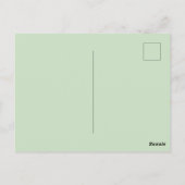 Psalm 46:10 Be Still Red Cardinal Scripture Nature Postkarte (Rückseite)