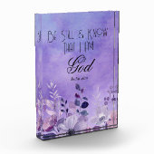 Psalm 46:10 Bibelvers Fotoblock (Links)