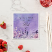 Psalm 46,10 Bibelvers Serviette (Beispiel)