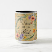Psalm 46:10 Bibelverse Tasse (Zentrum)