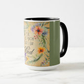 Psalm 46:10 Bibelverse Tasse (VorderseiteRechts)