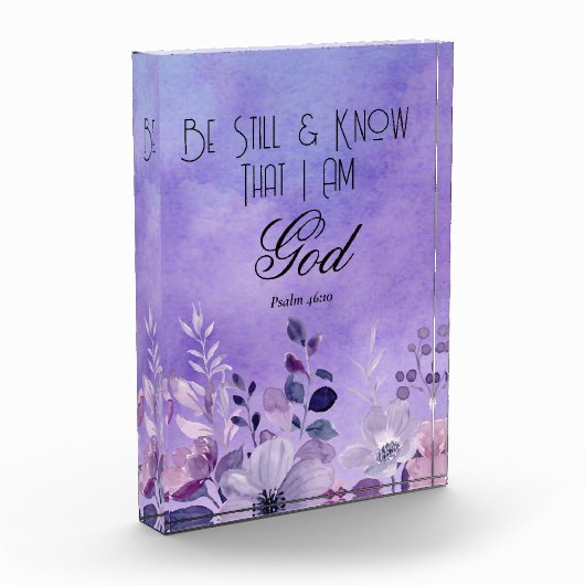 Psalm 46:10 Bible Verse Fotoblock (Links)