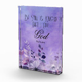 Psalm 46:10 Bible Verse Fotoblock (Rechts)