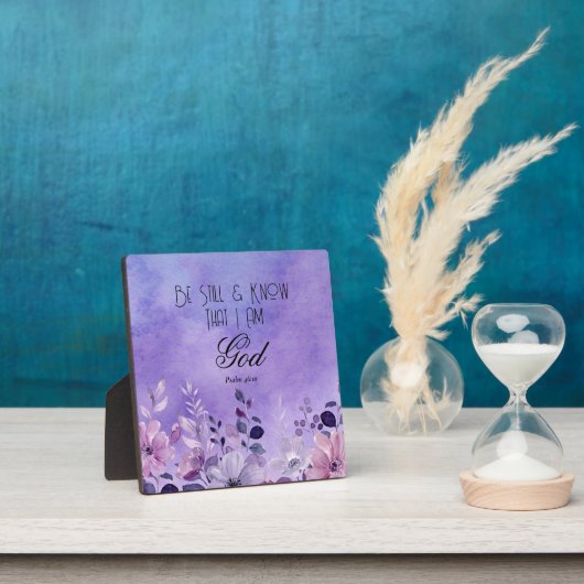 Psalm 46:10 Bible Verse Fotoplatte (InSitu)