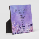 Psalm 46:10 Bible Verse Fotoplatte (Vorderseite)