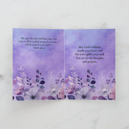 Psalm 46:10 Bible Verse Karte