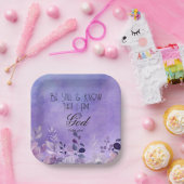 Psalm 46:10 Bible Verse Pappteller (Party)