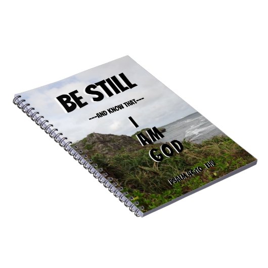 Psalm 46:10 biblisch notizblock (Rechte Seite)