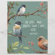 Psalm 46:10 Christliches Bibelverse-Bild