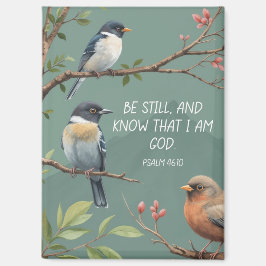 Psalm 46:10 Christliches Bibelverse-Bild Magnet