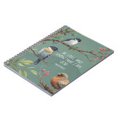 Psalm 46:10 Christliches Bibelverse-Bild Notizblock (Linke Seite)