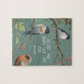 Psalm 46:10 Christliches Bibelverse-Bild Puzzle (Horizontal)