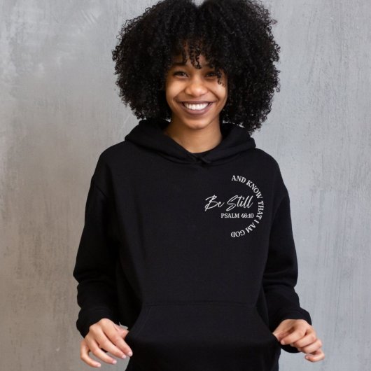 Psalm 46:10 | Christliches Biologitat Hoodie