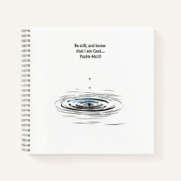 Psalm 46:10 Christliches Tagebuch | Bibelvers Tage Notizblock