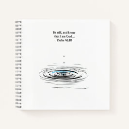 Psalm 46:10 Christliches Tagebuch | Bibelvers Tage Notizblock
