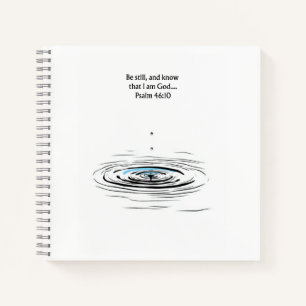 Psalm 46:10 Christliches Tagebuch   Bibelvers Tage Notizblock