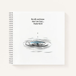 Psalm 46:10 Christliches Tagebuch | Bibelvers Tage Notizblock