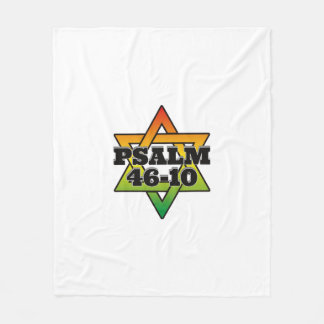 Psalm 46-10 - Fleece Blanket