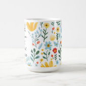Psalm 46:10 Floral Coffee Mug Kaffeetasse (Mittel)