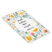 Psalm 46:10 Floral Magnet (Rechte Seite)