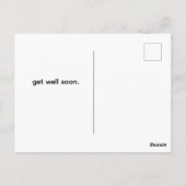 Psalm 46:10 Floral Postcard Postkarte (Rückseite)