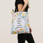 Psalm 46:10 Floral Tote Bag Tasche (Von Nahem)