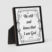 PSALM 46-10 FOTOPLATTE (Vorderseite)