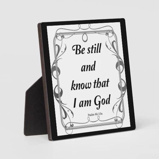 PSALM 46-10 FOTOPLATTE (Vorderseite)