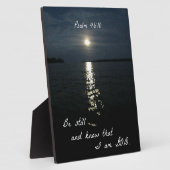 Psalm 46:10 fotoplatte (Seite)