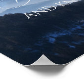 Psalm 46 10, immer noch misty Berg Clear Sky Poster (Ecke)