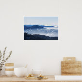 Psalm 46 10, immer noch misty Berg Clear Sky Poster (Küche)