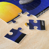 Psalm-46:10 ist noch und weiß, dass ich Gott bin Puzzle (Seite)