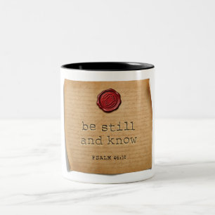 PSALM 46,10 - Kaffeetasse