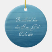 Psalm 46:10 keramikornament (Hinten)