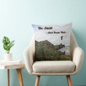 Psalm 46:10 Landschaftliche Verse Kissen (Stuhl )