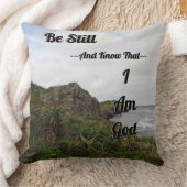 Psalm 46:10 Landschaftliche Verse Kissen (Decke)