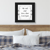 PSALM 46-10 LEINWANDDRUCK (Insitu (Schlafzimmer))