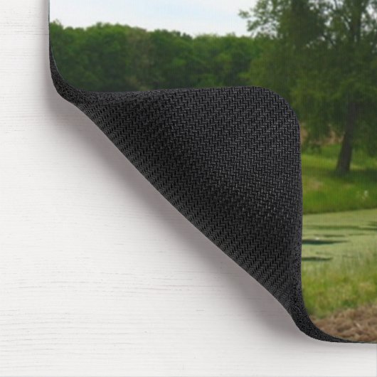 Psalm 46:10 Maus-Pad Mousepad (Ecke)