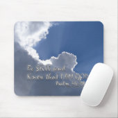 Psalm-46:10 Mousepad (Mit Mouse)
