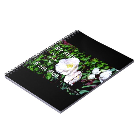 Psalm 46:10 notizblock (Linke Seite)