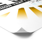 Psalm 46:10 Poster (Ecke)