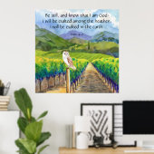 Psalm 46:10 poster (Heimbüro)