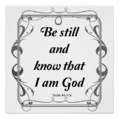 PSALM 46-10 POSTER (Vorderseite)