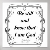 PSALM 46-10 POSTER (Vorne)