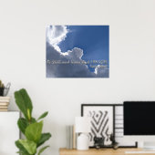 Psalm 46:10 poster (Heimbüro)