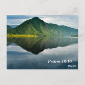 Psalm 46 10 Scripture Memory Card Postkarte (Rückseite)